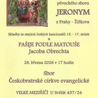 Pašije podle Matouše Jacoba Obrechta