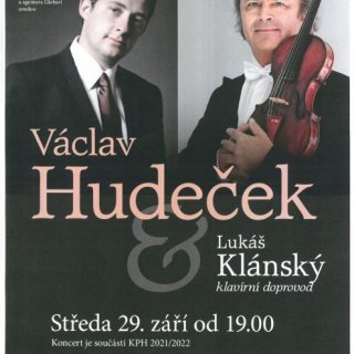 KPH 2021/2022 Houslový virtuóz Václav Hudeček
