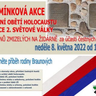 Vzpomínková akce k uctění obětí holocaustu v Rudíkově