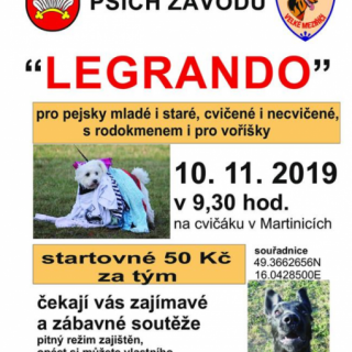 3. ročník psích závodů - Legrando 2019