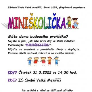 Miniškolička ZŠ Školní