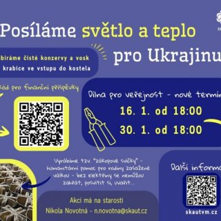Světlo a teplo pro Ukrajinu