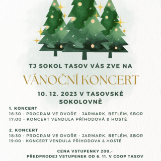 Vánoční koncert v Tasově