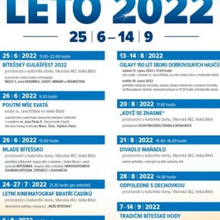 Bítešské kulturní léto 2022