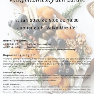 Velkomeziříčský den zdraví