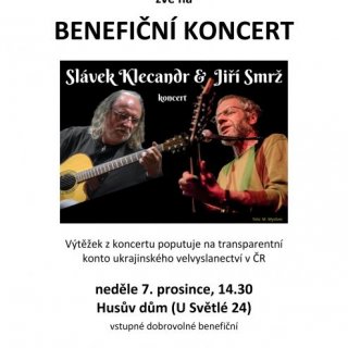 Benefiční koncert Slávek Klecandr a Jiří Smrž