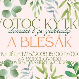 Votoč kytku a blešák