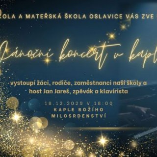 Vánoční koncert v kapli v Oslavici