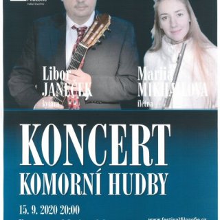 Koncert komorní hudby - Janeček, Mikhailova