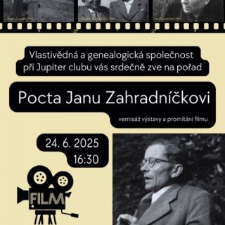 Pocta Janu Zahradníčkovi (1905-1960)