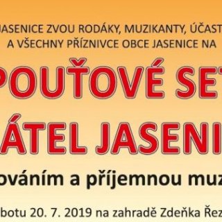 PŘEDPOUŤOVÉ SETKÁNÍ PŘÁTEL JASENICE