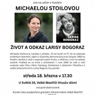 Život a odkaz Larisy Bogoraz