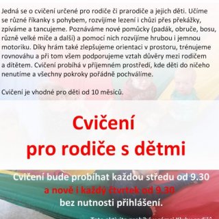 Cvičení pro rodiče s dětmi