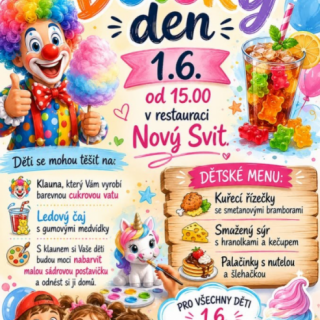 Dětský den v restauraci Nový Svit