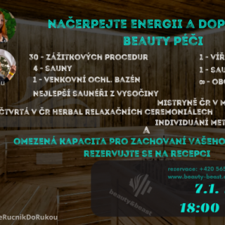 Načerpejte energii a dopřejte si BEAUTY péči