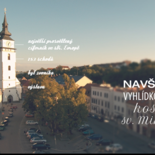 Vyhlídková věž kostela sv. Mikuláše ve Velkém Meziříčí