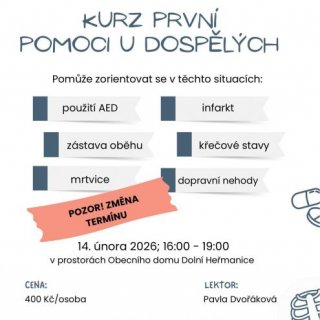 Kurz první pomoci u dospělých